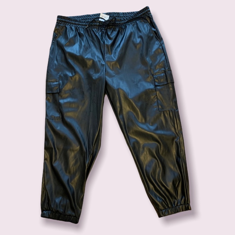 NWT ONE by Chapter One Faux Leather Pants
